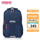 美旅箱包胡先煦同款升級雙肩包時尚休閑運動收納書包大容量背包QI5墨藍色
