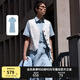 Teenie Weenie小熊女裝牛仔連衣裙2025夏新款簡(jiǎn)約休閑復(fù)古丹寧裙子 淺藍(lán)色 L