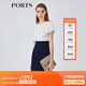 PORTS寶姿女裝春夏新品時(shí)尚Two-in-one疊片裝飾連衣裙LM8D198KWB008 丈青 M (6)