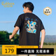卡賓精致繡花T恤25夏季生動(dòng)有趣色彩豐富 煤黑色01  XL /180/52 