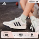 adidas ENTRAP美式校園風(fēng)運動(dòng)板鞋男女少年感復古籃球鞋阿迪達斯 白色/黑色/礬土棕   42