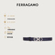 菲拉格慕（Ferragamo）女士紫色雙面可調(diào)式Gancini腰帶 0674261_C_90 禮物 送女友