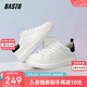 百思圖（BASTO）小白鞋男潮流時(shí)尚百搭厚底休閑皮鞋男士板鞋20861AM1白色41