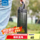 樂扣樂扣（LOCK&LOCK）帶刻度提手水杯大容量運(yùn)動水壺水杯子健身水壺 黑色 2000ml