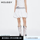 moussy 2025夏季新品甜美元?dú)飧哐ò钆畎肷砣古?28ISA31-2331 010白色 S