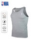 NBA背心男士夏季純色彈力棉質(zhì)內(nèi)搭汗衫修身背心無袖籃球運(yùn)動打底套裝