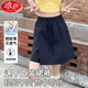 浪莎短褲夏季女裙褲2025年新款A(yù)字半身裙運(yùn)動(dòng)速干工裝褲休閑五分褲 藏青色【五分裙褲】 L 【推薦111-120斤】