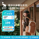 愛華仕麻薯包雙肩背包新款大容量初高中學(xué)生書包旅行輕便電腦包