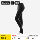 蕉內(nèi)（Bananain）熱皮302++連褲襪女士休閑抗菌防臭加厚加絨顯瘦保暖打底褲襪秋冬 【踩腳】黑花灰 1條 均碼 M-L