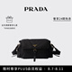 PRADA/普拉達(dá)【七夕禮物】女士Prada Explore 大號(hào)Re-Nylon單肩包 黑色-預(yù)售
