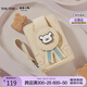 toutou線條小狗短款錢包多卡位卡包零錢包生日禮物女孩手拿包送女友