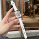 HKMW華HUAWEl為機適用watch智能手表女款s9支付NFC接打電話單釘小蠻腰運動手環(huán) 普通版·單釘·簡約白支付·音樂控制·睡眠監(jiān)測·DI