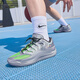 耐克（NIKE）官方杜蘭特18男子實(shí)戰(zhàn)籃球鞋夏季新款抗扭 KD18 IF2518 001金屬銀/暗煙灰/沖擊綠 42.5