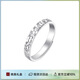 周大生碎碎冰戒指開口銀指環(huán)輕奢小眾設(shè)計(jì)生日禮物送女友