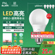 FSL佛山照明LED燈泡節(jié)能燈大螺口球泡7W白光6500K5只裝