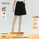 PRICH簡(jiǎn)約通勤直筒西裝褲2024夏新款高腰闊腿褲女 19黑色 L 165