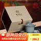 龍泉青瓷泡茶碗三才蓋碗大號單個(gè)家用泡茶杯冰花開(kāi)片化冰裂紋陶瓷功夫茶具 冰花三才蓋碗 禮盒裝