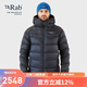 RabNeutrino Pro男士800蓬鵝絨抗風抗撕高山高蓬鵝絨羽絨服 QDN-95 黑色BLK S