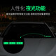 聚惠汽車停車電話牌停車卡 臨時(shí)停車牌防曬夜光移車挪車手機(jī)號(hào)碼牌 夜光黑色-防曬拉絲停車卡