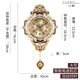 CUERO DESIGN英國品牌復(fù)古客廳黃銅搖擺掛鐘歐式豪華別墅靜音鐘表家用創(chuàng)意時(shí)鐘 大號(hào)黃銅《智能機(jī)芯》