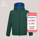 哈吉斯（HAZZYS）男裝 HRC聯(lián)名戶外羽絨服ASFZU0BDAG6 深綠色DG L（175/96A48）