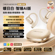 heycute【柏林之聲|小度AI】藍牙耳機掛耳式骨傳導耳機概念開放式運動跑步耳機智能降噪超長續(xù)航榜單前十 柏林之聲|  AI智能款【珠光白】