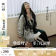兩三事梵高藝術(shù)野馬出鞘 2025春季新款復(fù)古動(dòng)物流蘇牛仔半身裙 牛仔藍(lán) S