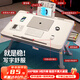 益威（EIEV）床上電腦桌床上書桌小桌子折疊升降懶人桌床上學習桌宿舍飄窗家用 白-卡槽+防滑托+書架+抽屜-70*46