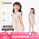 嘟嘟家女童旗袍連衣裙夏季寶寶裙子夏款兒童衣服女寶寶童裝純棉小童上衣 滿印色系 100