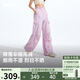 蕉下（beneunder）工裝降落傘兵褲女士長(cháng)褲子登山寬松闊腿防曬褲25春夏