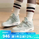耐克（NIKE）女鞋男鞋AJ4綠色低幫Air Jordan 4 Retro復古透氣運動鞋子籃球鞋 HV0823-003 42.5