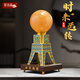 聚善緣時來運(yùn)轉(zhuǎn)黃水晶球擺件招財四方鼎客廳辦公室高檔大氣裝飾開業(yè)禮品 J小號時來運(yùn)轉(zhuǎn)黃色水晶球 高27cm