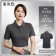 北集重磅純棉polo衫定制夏季短袖工作服團(tuán)隊(duì)文化衫工裝QS-8809深灰S