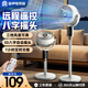 容聲空氣循環(huán)扇風(fēng)扇電風(fēng)扇家用落地扇節能輕音大風(fēng)量空調扇自動(dòng)搖頭加濕噴霧氛圍燈 遙控八字搖頭加高款