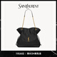 YSL圣羅蘭 女士JAMIE SHOPPING 羊皮革托特包 黑色 U