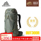 GREGORY格里高利ZULU探跡23款登山包男透氣輕量徒步背包-45L藍(lán)綠色S/M