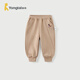 童泰（TONGTAI）寶寶褲子春秋莫代爾棉嬰兒長(cháng)褲休閑外出衛褲兒童束口褲駝色100cm
