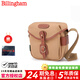 白金漢（Billingham）Hadley Digital微單相機(jī)包單肩斜跨旅行便攜攝影包男女2.5升適用于富士X-T5/索尼A7C2照相機(jī)收納袋 卡其色帆布/棕褐色皮革 501333-70