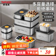 泰福高（TAFUCO）不銹鋼保鮮盒316L食品級(jí)飯盒密封便當(dāng)收納餐盒冰箱分裝帶蓋T5381