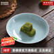 景德鎮官方陶瓷簡(jiǎn)約餐具盤(pán)子6只組合菜盤(pán)湯盤(pán)簡(jiǎn)易包裝家用搬家送禮 影青流影深盤(pán) 6個(gè) 8英寸