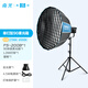 南冠FS-200B/300B雙色溫多功率短視頻直播燈LED常亮燈室內(nèi)攝影人像創(chuàng)意造型婚紗美食拍照燈 FS-200B+90柔光箱蛋格+燈架【曬圖領(lǐng)禮金】