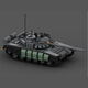 MOC積木軍事T72B3M坦克模型適用小顆粒拼裝積木玩具圖片價(jià) T-72B3M坦克937零件包+電子