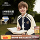 英氏（YEEHOO）男童外套兒童棒球服中大童裝學(xué)院休閑百搭時(shí)尚秋裝 藍色 140