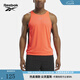 Reebok銳步官方24新品男子專業(yè)室內(nèi)外運動健身訓(xùn)練透氣舒適背心 100205992 珊瑚紅 XL