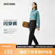 斯凱奇（Skechers）閃穿褲秋季女士休閑褲運(yùn)動(dòng)褲吸濕速干九分褲長(zhǎng)褲P225W293