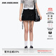 ANN ANDELMAN【明星同款】直筒拼接腰頭洗水工裝短裙半身裙 黑色 XS