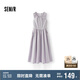 森馬（Semir）連衣裙女純色無袖長裙休閑溫柔2025夏收腰背心裙優(yōu)雅107425114050