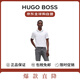 雨果博斯（HUGO BOSS）夏季新款運(yùn)動(dòng)潮流輕奢休閑男短袖T恤polo衫  100白色 M