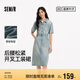 森馬（Semir）森柔牛仔|商場(chǎng)同款牛仔連衣裙女腰帶2025夏季工裝裙103325114001