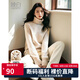晚白【專享】【100%羊毛】流行穿搭紅色毛衣洋氣內(nèi)搭打底高領(lǐng)針織衫女 米色 S